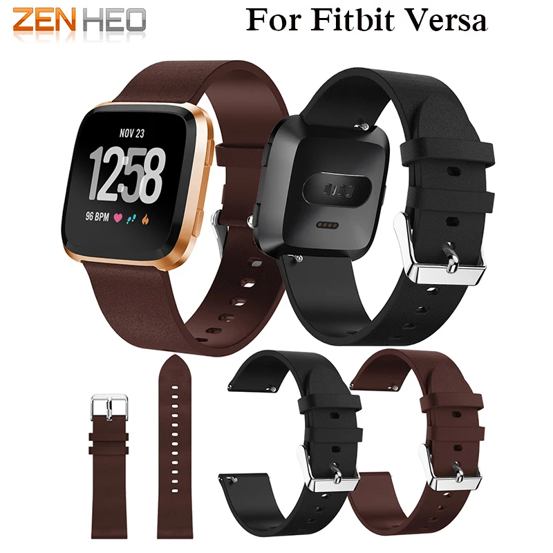 Genuine Leather Classic Stainless Steel Buckle Wrist Band Watch Strap For Fitbit Versa Smart Watch Replacement Watch Strap 2018
Genuine Leather Classic Stainless Steel Buckle Wrist Band Watch Strap For Fitbit Versa Smart Watch Replacement Watch Strap 2018