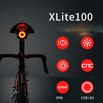 Xlite100 Auto Start/Stop Brake Sensing Rear Light Smart Bicycle Back Light Mount Road Bike Taillight USB Rechargeable Flashligh
Xlite100 Auto Start/Stop Brake Sensing Rear Light Smart Bicycle Back Light Mount Road Bike Taillight USB Rechargeable Flashligh