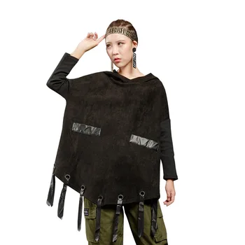 Streetwear Punk Style Suede Hoodies Women Spring Hooded Long Sweatshirt 2019 New Fashion Tassel Desing Oversized Hoodie
Streetwear Punk Style Suede Hoodies Women Spring Hooded Long Sweatshirt 2019 New Fashion Tassel Desing Oversized Hoodie