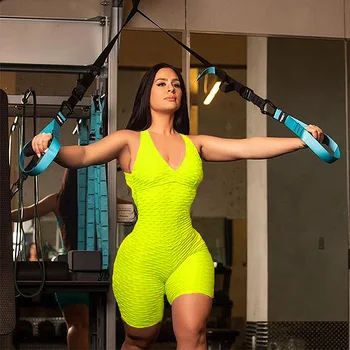 2019 New High Waist Fitness Playsuit Women Fashion Patchwork Jumpsuits Casual Summer Soild Sporting Women Rompers
2019 New High Waist Fitness Playsuit Women Fashion Patchwork Jumpsuits Casual Summer Soild Sporting Women Rompers