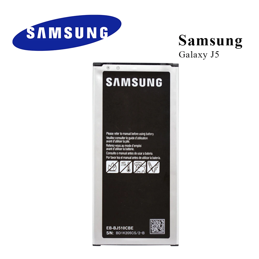 Оригинальный аккумулятор для Samsung GALAXY J5 2016 J510 J510FN J510F J510G J510Y J510M li ion akku 3100