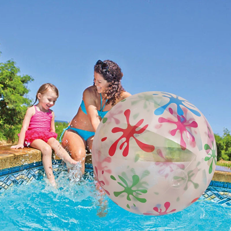 85cm-Swimming-Ring-Pool-Float-Ball-For-Kids-And-Adult-Inflatable-Transparent-Printed-Beach-Ball-Outdoor (3)