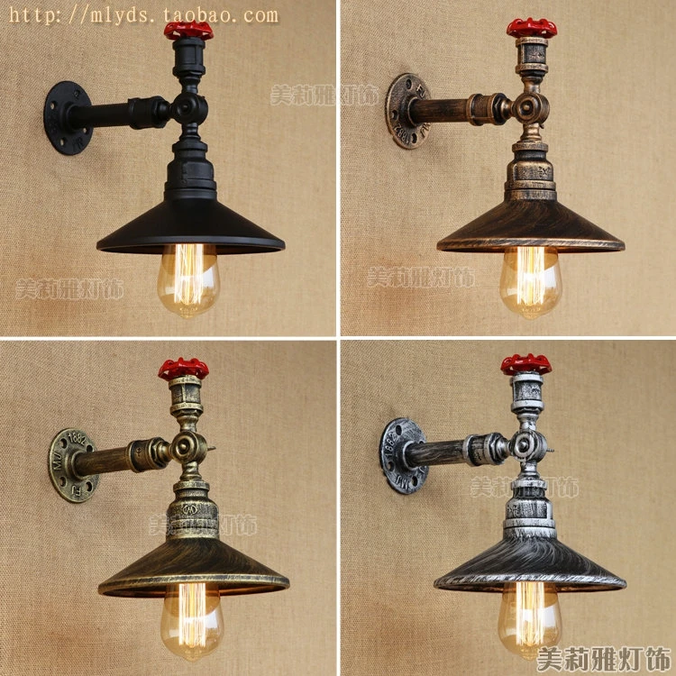 Retro Water Pipe Lamp Loft Industrial Vintage Wall Lights Fixtures For Home Lighting Edison Wall Sconces Stair Light Wandlamp
Retro Water Pipe Lamp Loft Industrial Vintage Wall Lights Fixtures For Home Lighting Edison Wall Sconces Stair Light Wandlamp