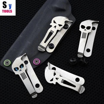 New owl design Knife button pocket clip Material TC4 Titanium alloy Knife Clip belt flashlight K sheath clip sy tools
New owl design Knife button pocket clip Material TC4 Titanium alloy Knife Clip belt flashlight K sheath clip sy tools