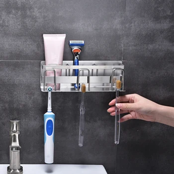 Bathroom Toothpaste Toothbrush Holder Multifunctional for Sweet Lovers/Home Of Three Waterproof Durable Stainless Steel
Bathroom Toothpaste Toothbrush Holder Multifunctional for Sweet Lovers/Home Of Three Waterproof Durable Stainless Steel