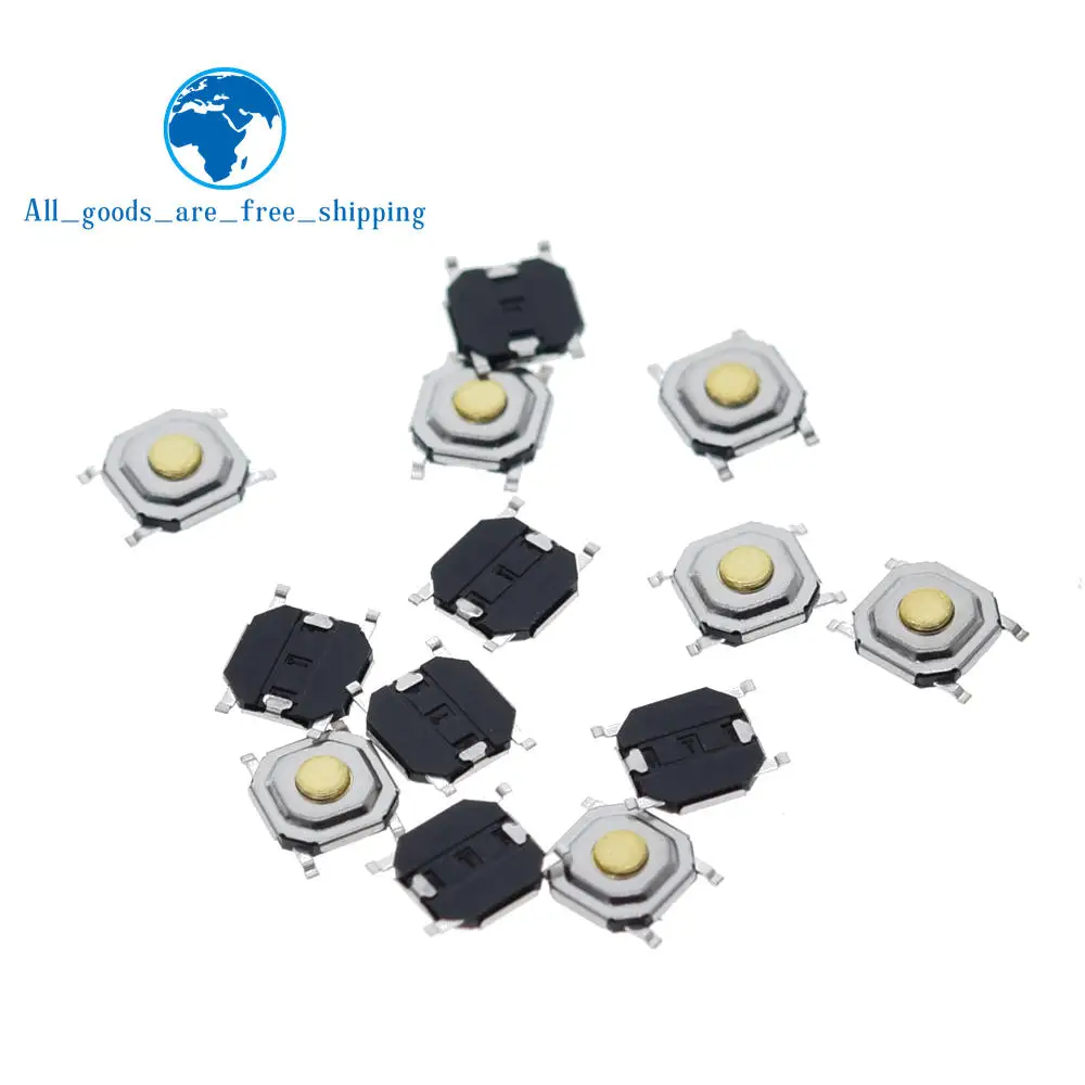 100PC/Lot SMD 4*4*1.5MM 4X4X1.5MM Tactile Tact Push Button Micro Switch Momentary For diy
100PC/Lot SMD 4*4*1.5MM 4X4X1.5MM Tactile Tact Push Button Micro Switch Momentary For diy