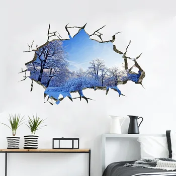 3D Broken Wall Four Seasons Landscape Wall Sticker Bedroom Living room Kids room Wall Decor Vinyl Decals Art Murals 36 x 55cm
3D Broken Wall Four Seasons Landscape Wall Sticker Bedroom Living room Kids room Wall Decor Vinyl Decals Art Murals 36 x 55cm