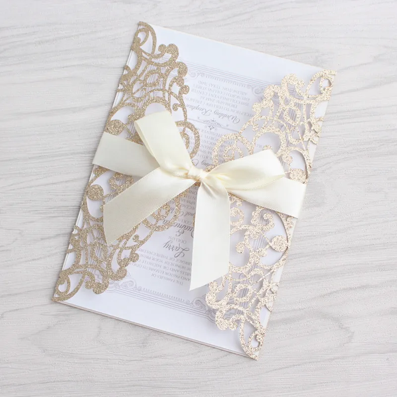 Rose gold card invitation glitter flower invitation box silver gold 50pcs
Rose gold card invitation glitter flower invitation box silver gold 50pcs