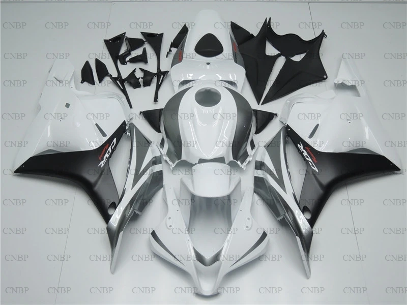 Обтекатели CBR 600 RR 2009-2012 2012 Набор для всего тела 2009 черные белые серебристые