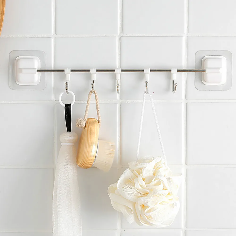 Bedroom Storage Rack Wall Mounted Hook Kitchen Shelves Utensils Rack Holder Ceiling Wall Cabinet Hanging Rod Storage Organizer
Bedroom Storage Rack Wall Mounted Hook Kitchen Shelves Utensils Rack Holder Ceiling Wall Cabinet Hanging Rod Storage Organizer