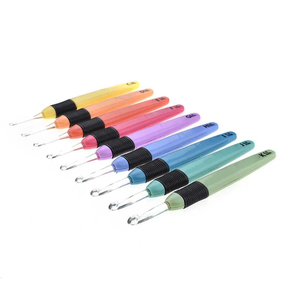 9pcs LED Light up Crochet Aluminum Hook Multi-specification Knitting Needles Hooks Weave Sewing Tool Hogard
9pcs LED Light up Crochet Aluminum Hook Multi-specification Knitting Needles Hooks Weave Sewing Tool Hogard