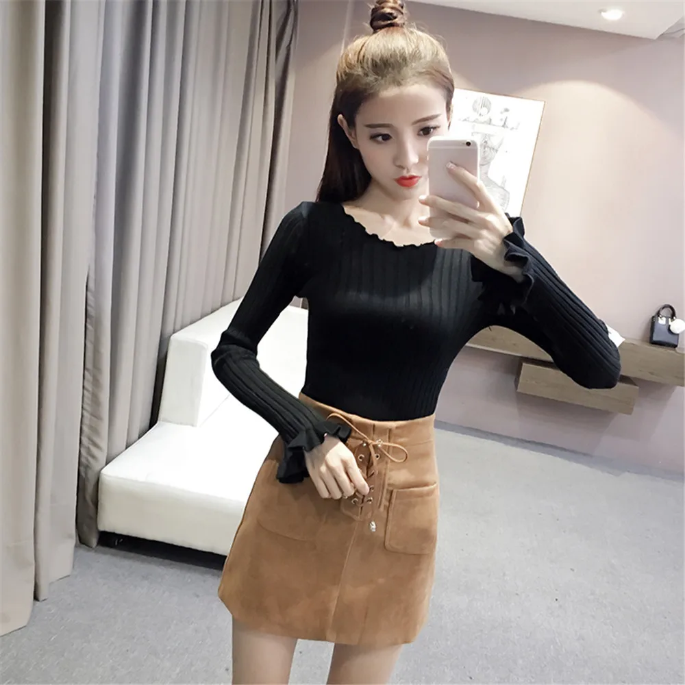 New Korean Style Autumn Winter Sweater Women Long Sleeve Pullover Women Basic Knitted Sweaters Tops Femme
New Korean Style Autumn Winter Sweater Women Long Sleeve Pullover Women Basic Knitted Sweaters Tops Femme