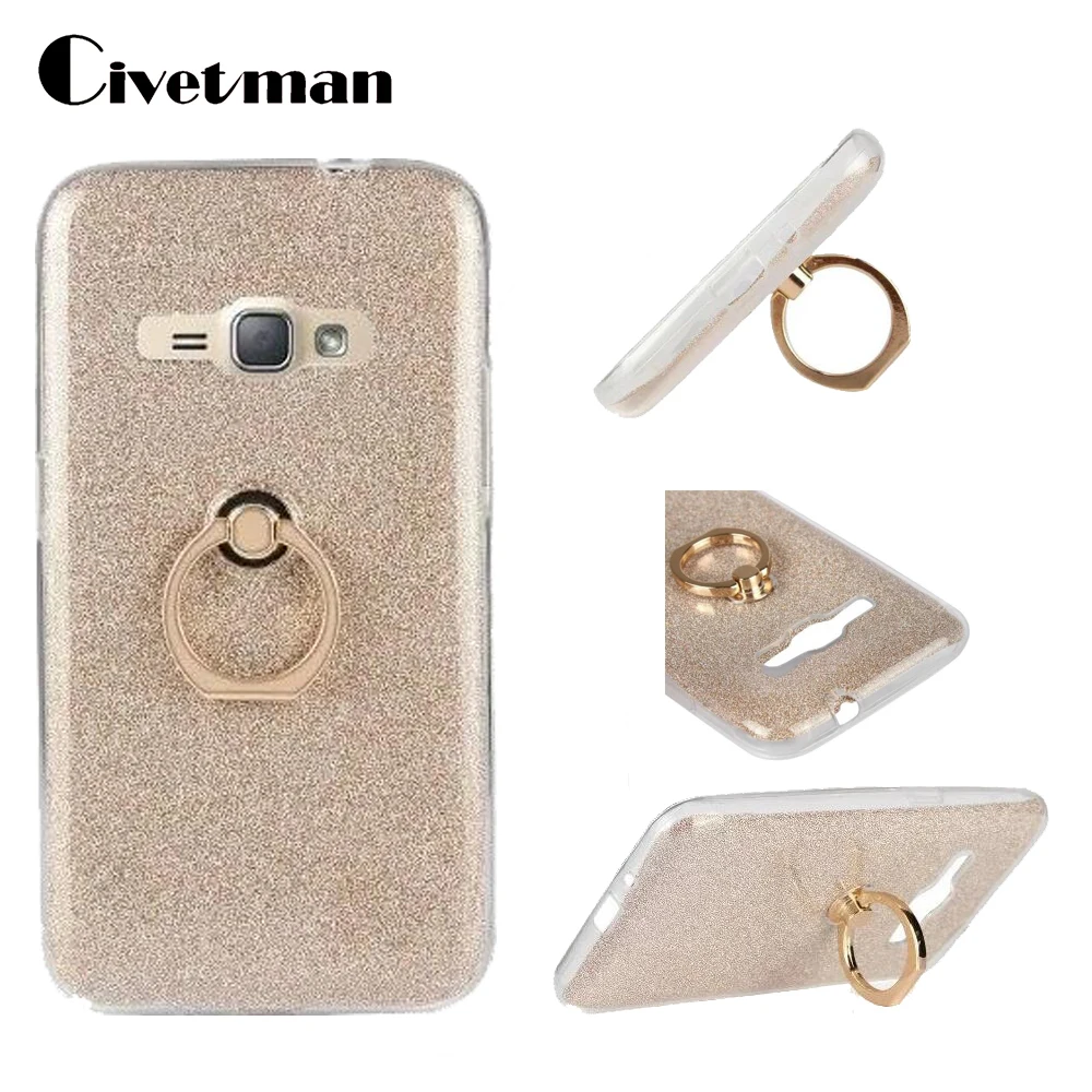 Cover Phone Case For Samsung Galaxy J1 2016 Duos J120 J120F J120H TPU Silicone Transparent Shell Flash Glitter Powder Ring Stand
Cover Phone Case For Samsung Galaxy J1 2016 Duos J120 J120F J120H TPU Silicone Transparent Shell Flash Glitter Powder Ring Stand