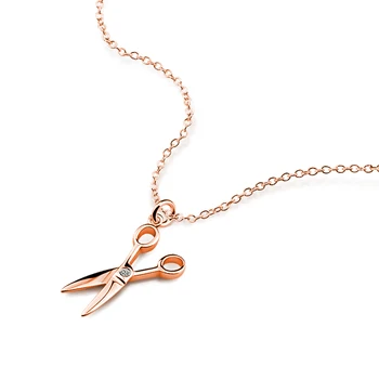 New chic silver jewelry 925 sterling silver scissors pendant design solid silver water wave necklace girl fashion jewelry noble
New chic silver jewelry 925 sterling silver scissors pendant design solid silver water wave necklace girl fashion jewelry noble
