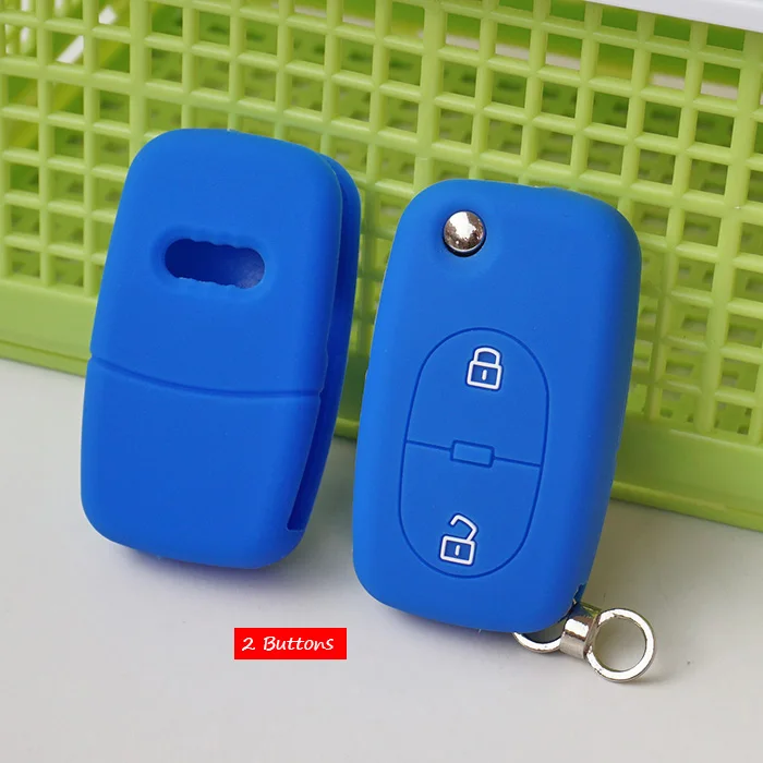 silicone rubber car key fob cover case shell for Audi A2 A3 A4 A6 A8 TT Two 2 button OLD flip folding remote repair protect skin
silicone rubber car key fob cover case shell for Audi A2 A3 A4 A6 A8 TT Two 2 button OLD flip folding remote repair protect skin