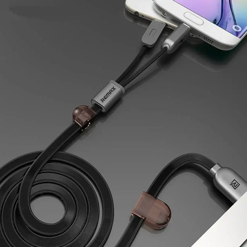 REMAX Flat Lighting Gemini 2in1 Micro USB Cable Magnet Adsorption sync Fast Charging USB Charger Cable for iPhone Samsung IOS
REMAX Flat Lighting Gemini 2in1 Micro USB Cable Magnet Adsorption sync Fast Charging USB Charger Cable for iPhone Samsung IOS