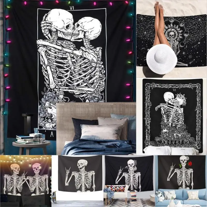Mandala Skull Printed Tapestry Wall Hanging Blanket Yoga Mat Bedroom Decor Bohemian Beach Towel Tablecloth Halloween Tapestry
Mandala Skull Printed Tapestry Wall Hanging Blanket Yoga Mat Bedroom Decor Bohemian Beach Towel Tablecloth Halloween Tapestry