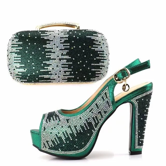 Fashion 2018 sandals shoes with clutches bag with many rhinestones size 38-42 green shoes bag set italy design SB8112-5
Fashion 2018 sandals shoes with clutches bag with many rhinestones size 38-42 green shoes bag set italy design SB8112-5