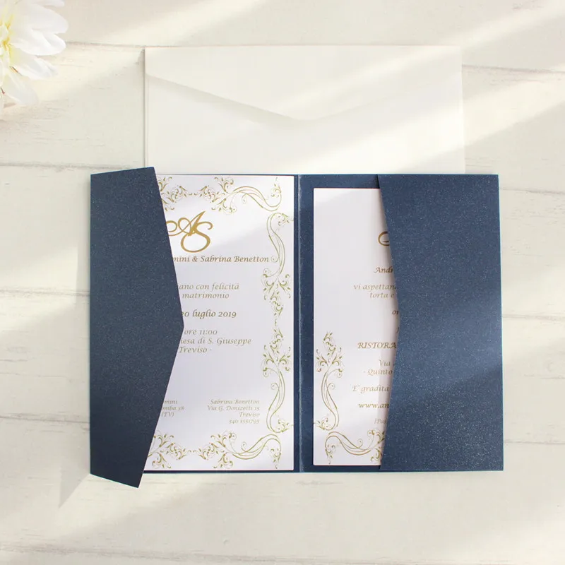 Blank envelopes cards invitations navy blue pocket tri-folded invitation set multi colors offer customized service
Blank envelopes cards invitations navy blue pocket tri-folded invitation set multi colors offer customized service