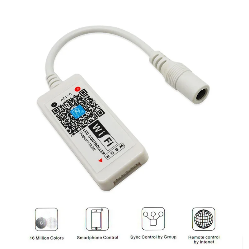 Led Mini Wifi Controller RGB RGBW forLed Strip Light DC 9-12V WiFi mi light By Android and IOS APP For SMD3528 5050 LED Strip
Led Mini Wifi Controller RGB RGBW forLed Strip Light DC 9-12V WiFi mi light By Android and IOS APP For SMD3528 5050 LED Strip