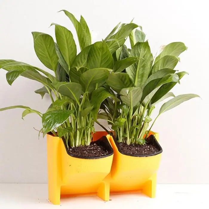 'The Best' Self Watering Flower Pot Stackable Vertical Planter Wall Hanging Durable For Garden Balcony 889 'The Best' Self Watering Flower Pot Stackable Vertical Planter Wall Hanging Durable For Garden Balcony 889