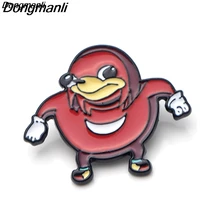 P2594 Dongmanli nudillos Ugandan Meme alfileres de Metal esmaltado y broches para Mujeres Hombres solapa pin mochila regalos(China)