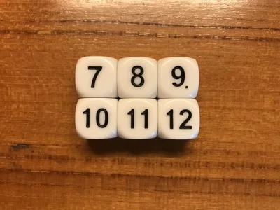 5PCS/LOT Board Playing Game Accessory 16mm D6 Dice Six Sided Dice White 7 8 9 10 11 12 Numbers for Funny Party Club Pub
5PCS/LOT Board Playing Game Accessory 16mm D6 Dice Six Sided Dice White 7 8 9 10 11 12 Numbers for Funny Party Club Pub