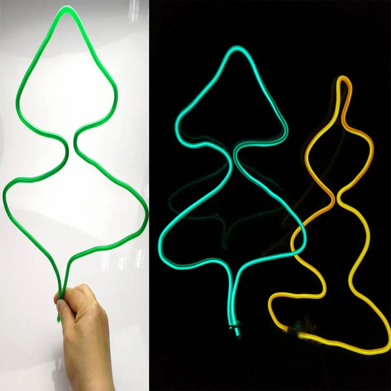 New Barbed Wire Magic Neon wire 10 Colors Choice Flashing Semi rigid EL wire LED Strip Can DIY Creativity Model by Handcraft
New Barbed Wire Magic Neon wire 10 Colors Choice Flashing Semi rigid EL wire LED Strip Can DIY Creativity Model by Handcraft
