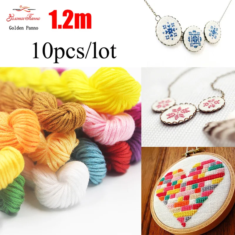Golden Panno DIY DMC 223-336 Embroidery Floss Embroidery Threads 10PCS/lot 1.2M Cross-stitch kit Cross stitch Floss Kits 11.12
Golden Panno DIY DMC 223-336 Embroidery Floss Embroidery Threads 10PCS/lot 1.2M Cross-stitch kit Cross stitch Floss Kits 11.12