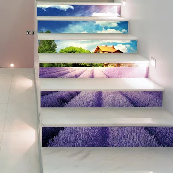 Purple Lavender Field Stairs Stickers DIY Vinyl Decal Wall Sticker Wall Art for Living Room Home Decor House Decoration
Purple Lavender Field Stairs Stickers DIY Vinyl Decal Wall Sticker Wall Art for Living Room Home Decor House Decoration