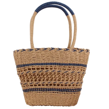 Newest Hot Women Summer Beach Tote Bag Ladies Casual Holiday Wicker Straw Rattan Hollow Out Hand Woven Bags
Newest Hot Women Summer Beach Tote Bag Ladies Casual Holiday Wicker Straw Rattan Hollow Out Hand Woven Bags
