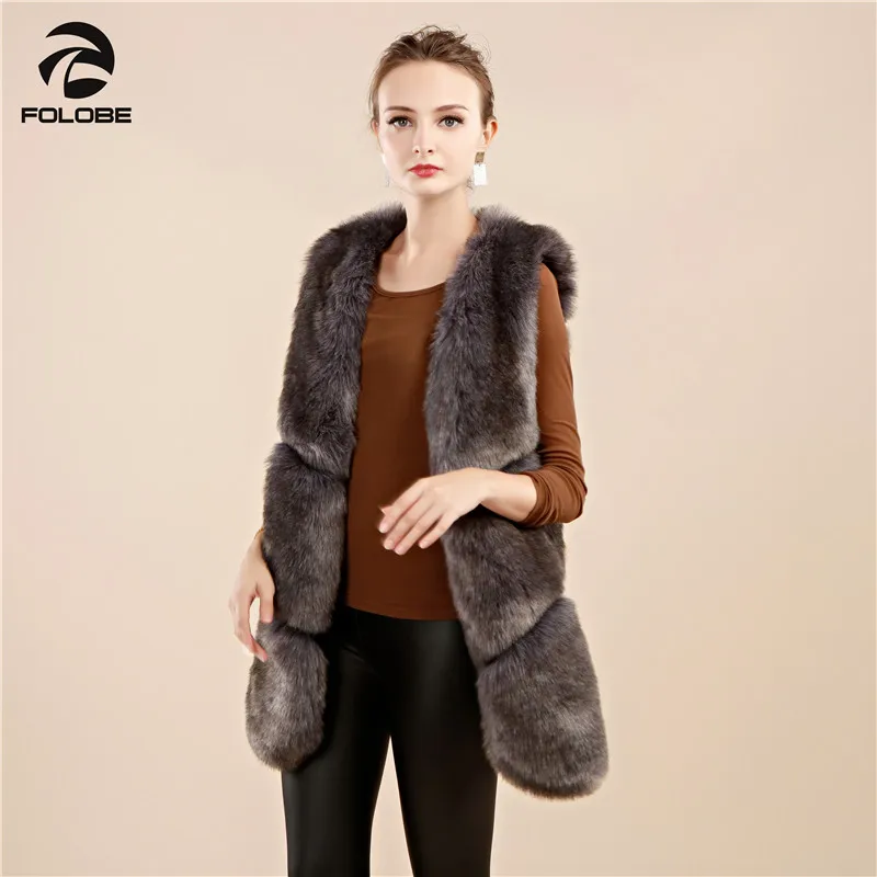 FOLOBE Casual Vest coat Luxury Faux Fur Warm Women Coat Vests Winter Fashion furs Women's Coats Jacket Gilet Veste Brown
FOLOBE Casual Vest coat Luxury Faux Fur Warm Women Coat Vests Winter Fashion furs Women's Coats Jacket Gilet Veste Brown