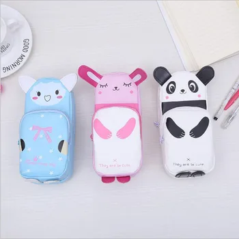 6pcs/lot High capacity cartoon animal pencil bag Panda Rabbit Sheep school gift Stationery Pencil case Office supplies G228
6pcs/lot High capacity cartoon animal pencil bag Panda Rabbit Sheep school gift Stationery Pencil case Office supplies G228