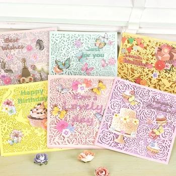 3D colorful laser cutting hollowed birthday invitation card greeting wish thankful card 10pcs/lot
3D colorful laser cutting hollowed birthday invitation card greeting wish thankful card 10pcs/lot