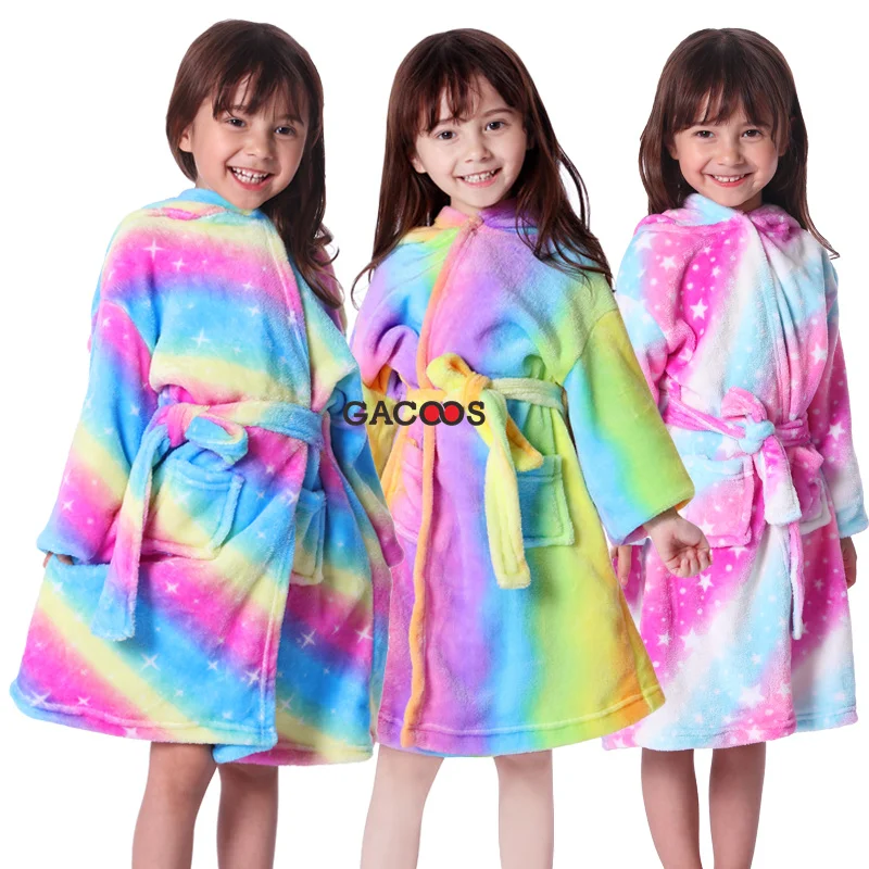 Kids Bathrobe Flannel Long Sleeve Boys Girls Robes Animal Unicorn Towel Bathing Robes Sleepwear Hooded Bath Robes Baby Clothes
Kids Bathrobe Flannel Long Sleeve Boys Girls Robes Animal Unicorn Towel Bathing Robes Sleepwear Hooded Bath Robes Baby Clothes