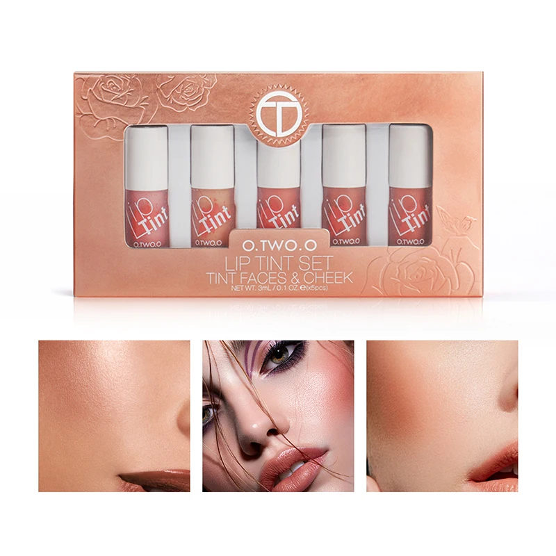 5Pcs 2-in-1 Lip Tint Blush Set 5 Colors Shimmer Lip Gloss Long Lasting Blush Matte Smooth Liquid Tint Kit for Lip&Face Cosmetics
5Pcs 2-in-1 Lip Tint Blush Set 5 Colors Shimmer Lip Gloss Long Lasting Blush Matte Smooth Liquid Tint Kit for Lip&Face Cosmetics