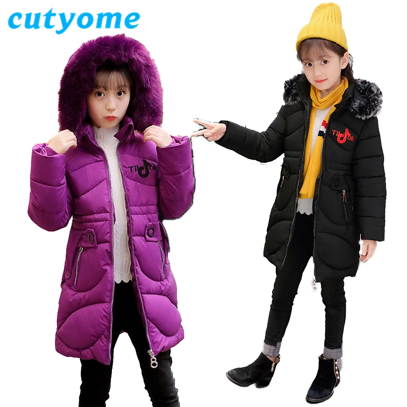 2018 New Kids Winter Jacket for Teenage Girls Long Warm Thick Snow Wear Cotton-Padded Fur Collar Hood Children Winter Coat 13 14
2018 New Kids Winter Jacket for Teenage Girls Long Warm Thick Snow Wear Cotton-Padded Fur Collar Hood Children Winter Coat 13 14