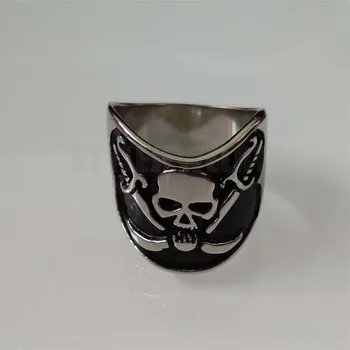 Free Shipping! Caribbean Captain Pirate Skull Ring Stainless Steel Jewelry Classic Motor Biker Men Ring SWR0121
Free Shipping! Caribbean Captain Pirate Skull Ring Stainless Steel Jewelry Classic Motor Biker Men Ring SWR0121