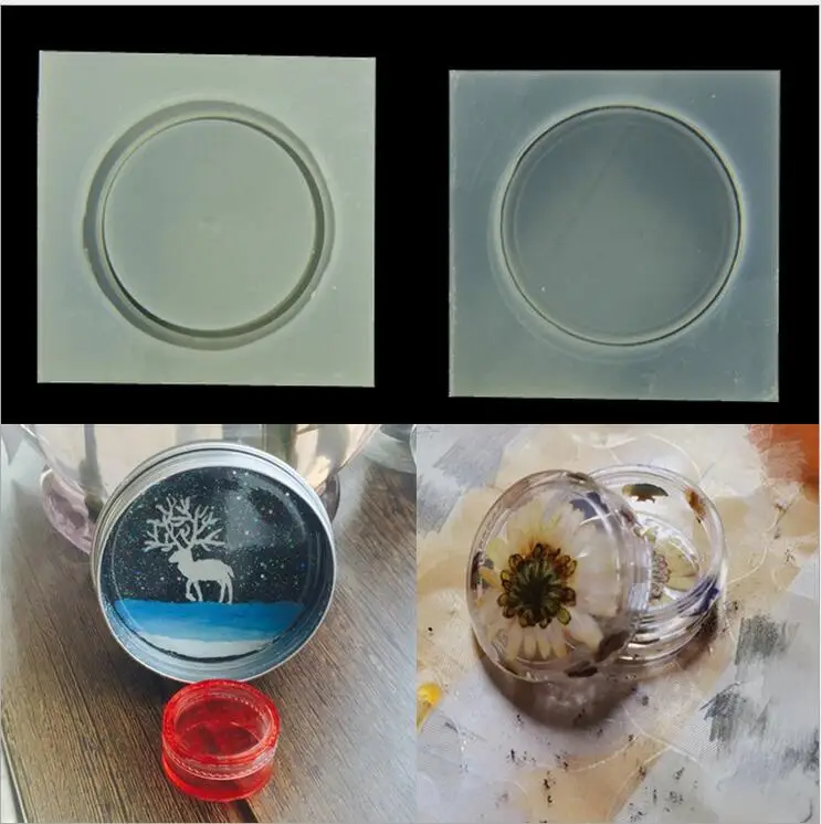 Small round box silicone mold resin molds DIY storage box jewelry manufacturing process resin molds for jewelry
Small round box silicone mold resin molds DIY storage box jewelry manufacturing process resin molds for jewelry