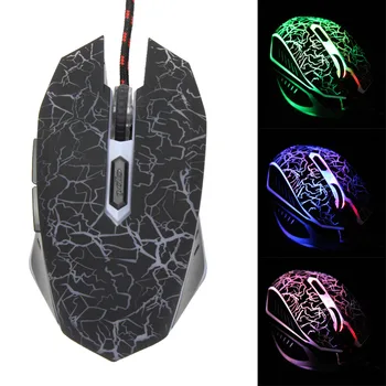 Backlight Optical Gaming Mouse 4000DPI 6 Buttons USB Wired Pro Gamer Gaming Mouse Computer Mouse for PC Mac Laptop Game LOL Dota
Backlight Optical Gaming Mouse 4000DPI 6 Buttons USB Wired Pro Gamer Gaming Mouse Computer Mouse for PC Mac Laptop Game LOL Dota