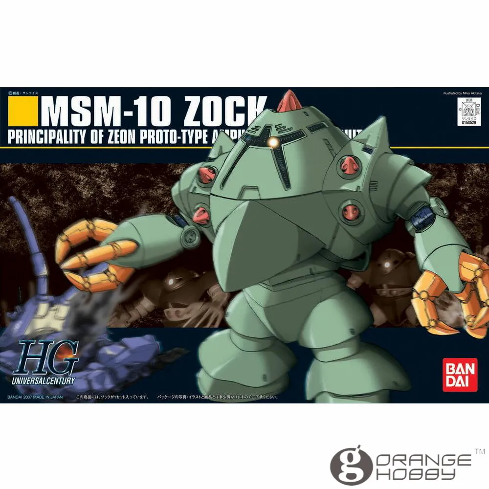 OHS Bandai HGUC 081 1/144 MSM-10 Zock Mobile Suit Assembly Model Kits
OHS Bandai HGUC 081 1/144 MSM-10 Zock Mobile Suit Assembly Model Kits
