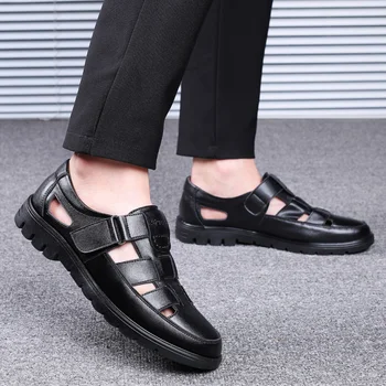Men Sandals Split Leather Men Beach Roman Sandals Brand Men Casual Shoes Flip Flops Men Slippers Sneakers Summer Shoes
Men Sandals Split Leather Men Beach Roman Sandals Brand Men Casual Shoes Flip Flops Men Slippers Sneakers Summer Shoes