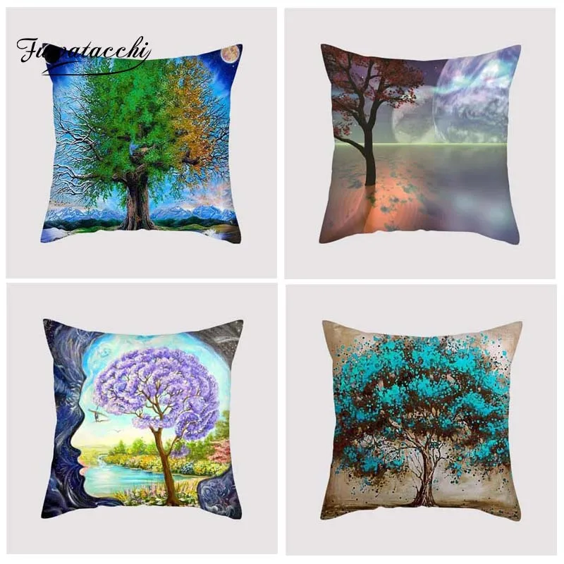 Fuwatacchi Multi Color Tree Printed Cushion Cover Pillow Cover Moon Maple Tree Square Decorative Pillowcase for Home Sofa
Fuwatacchi Multi Color Tree Printed Cushion Cover Pillow Cover Moon Maple Tree Square Decorative Pillowcase for Home Sofa