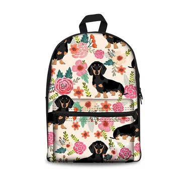 THIKIN Cartoon Dachshund Printing Zipper Backpack Bags for Teenager Girls Lightweight Women Satchel Casual Shoulder Bag Canvas
THIKIN Cartoon Dachshund Printing Zipper Backpack Bags for Teenager Girls Lightweight Women Satchel Casual Shoulder Bag Canvas