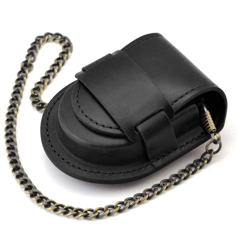 Fashion Male Back Brown Cover Vintage Classic Pocket Watch Box Holder Storage Case Coin Purse Pouch Bag With Chain
Fashion Male Back Brown Cover Vintage Classic Pocket Watch Box Holder Storage Case Coin Purse Pouch Bag With Chain