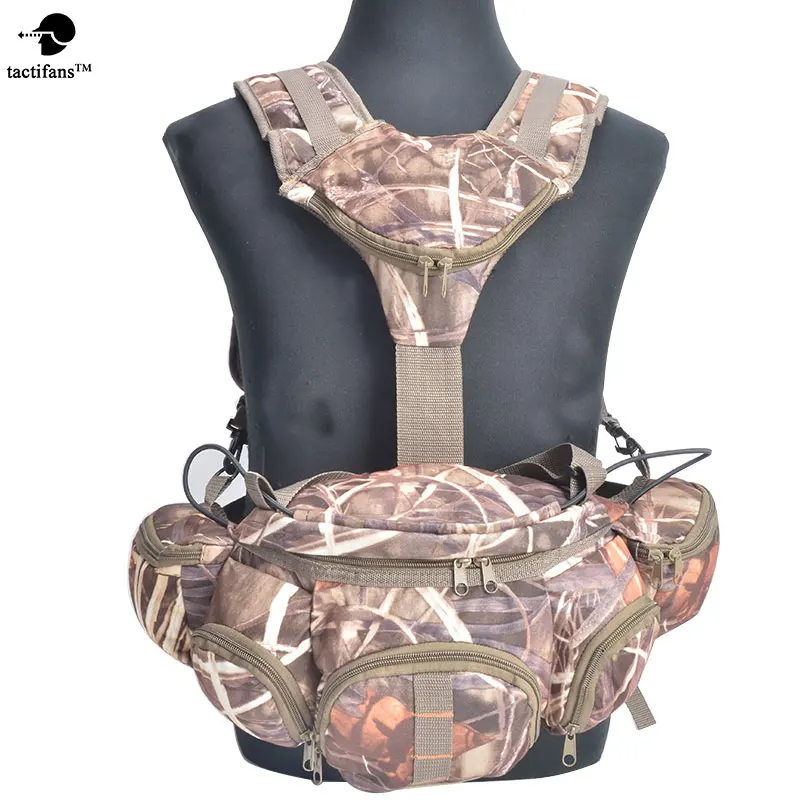 Tactifans Camouflage Hunting Harness Canyon Scout Waterproof Waist Bags Double Shoulder Pack for Hunting
Tactifans Camouflage Hunting Harness Canyon Scout Waterproof Waist Bags Double Shoulder Pack for Hunting