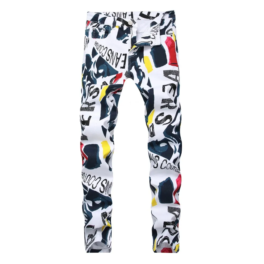 SHABIQI Brand 2019 New Men's Fashion Jeans Men's White Print Stretch Casual Jeans Slim Men's Trousers Large Size 40 42
SHABIQI Brand 2019 New Men's Fashion Jeans Men's White Print Stretch Casual Jeans Slim Men's Trousers Large Size 40 42
