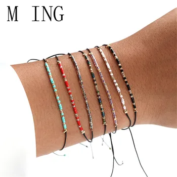 MLING Vintage Multicolor Rope Chain Bracelet Bohemian Colorful Beads Bracelet For Women
MLING Vintage Multicolor Rope Chain Bracelet Bohemian Colorful Beads Bracelet For Women