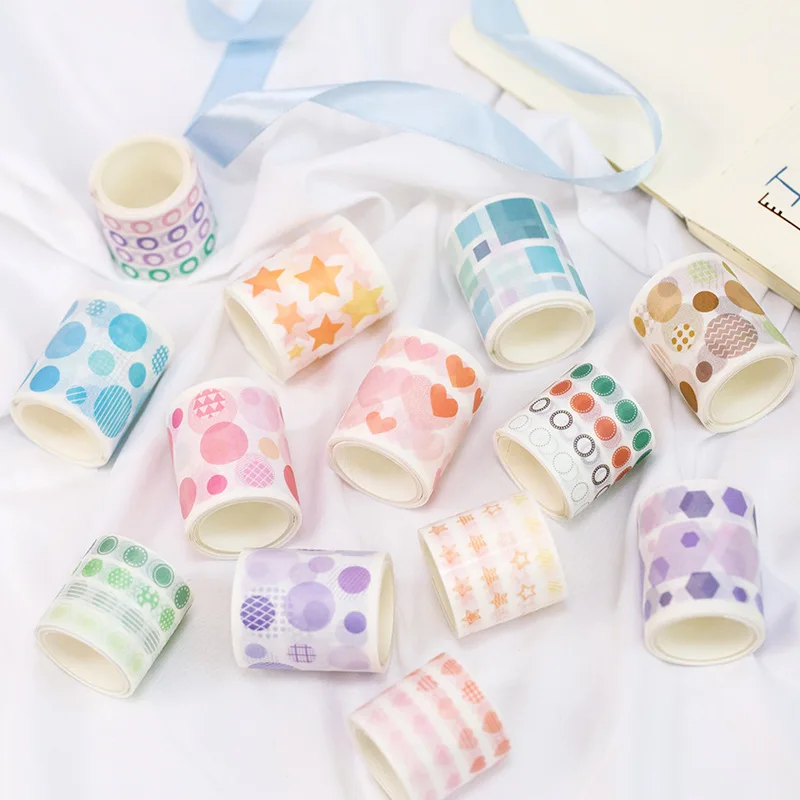 1PC Creative Fresh Washi Tape DIY Decoration Scrapbooking Planner Masking Tape Adhesive Tape Label Sticker Stationery
1PC Creative Fresh Washi Tape DIY Decoration Scrapbooking Planner Masking Tape Adhesive Tape Label Sticker Stationery