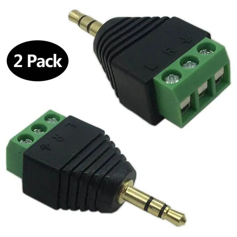 3.5mm AUX Audio Jack Male Stereo Sound Track Plug Solderless Connector DIY Screw Lock Cable Adapter for audio or video
3.5mm AUX Audio Jack Male Stereo Sound Track Plug Solderless Connector DIY Screw Lock Cable Adapter for audio or video